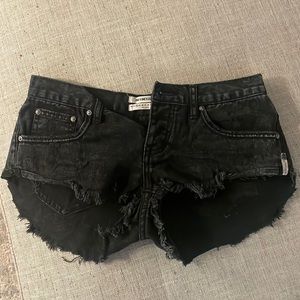 One Teaspoon shorts, faded black color. Size 24 used